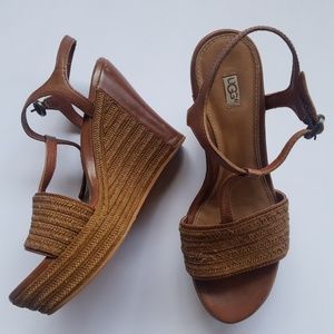 Ugg Fitchie Wedges Brown